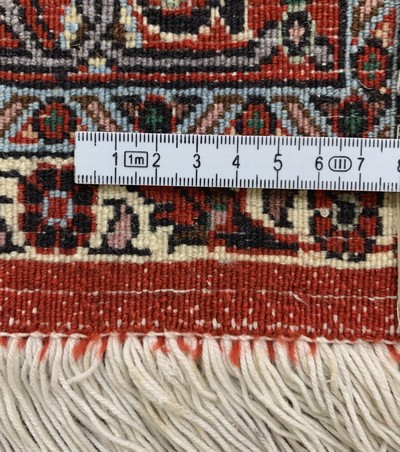 27128348e - Bidjar Kork fein, Persien, Ende 20.Jhd, Korkwolle auf Baumwolle, ca. 205 x 130 cm, ...