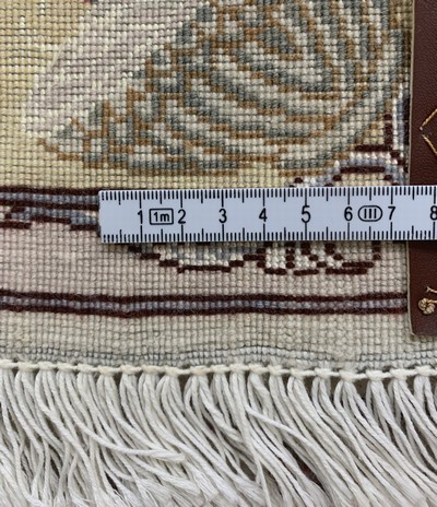 27128396d - 2 lots Tabriz fine(50 Raj), Persia, late 20th century, corkwool with silk, approx. 116 x ...