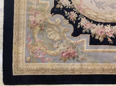 27128455b - Aubusson Teppich antik, Frankreich, um 1900, Wolle auf Wolle, ca. 610 x 414 cm, ...