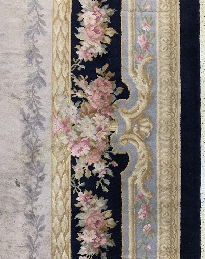 27128455d - Aubusson Teppich antik, Frankreich, um 1900, Wolle auf Wolle, ca. 610 x 414 cm, ...