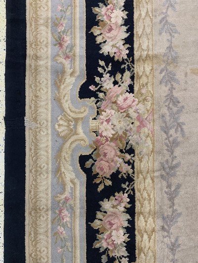 27128455f - Aubusson Teppich antik, Frankreich, um 1900, Wolle auf Wolle, ca. 610 x 414 cm, ...