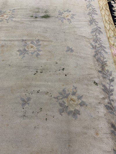 27128455g - Aubusson Teppich antik, Frankreich, um 1900, Wolle auf Wolle, ca. 610 x 414 cm, ...