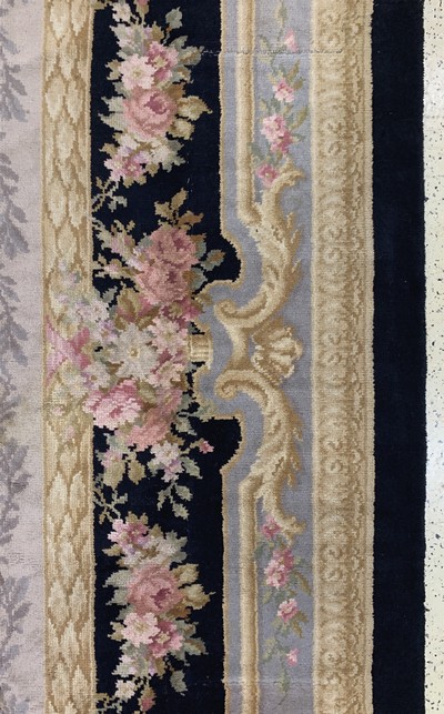 27128455j - Aubusson Teppich antik, Frankreich, um 1900, Wolle auf Wolle, ca. 610 x 414 cm, ...