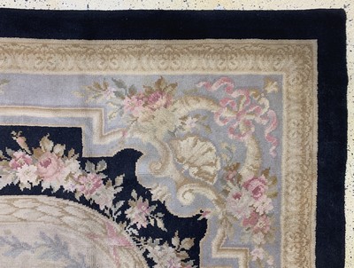 27128455k - Aubusson Teppich antik, Frankreich, um 1900, Wolle auf Wolle, ca. 610 x 414 cm, ...