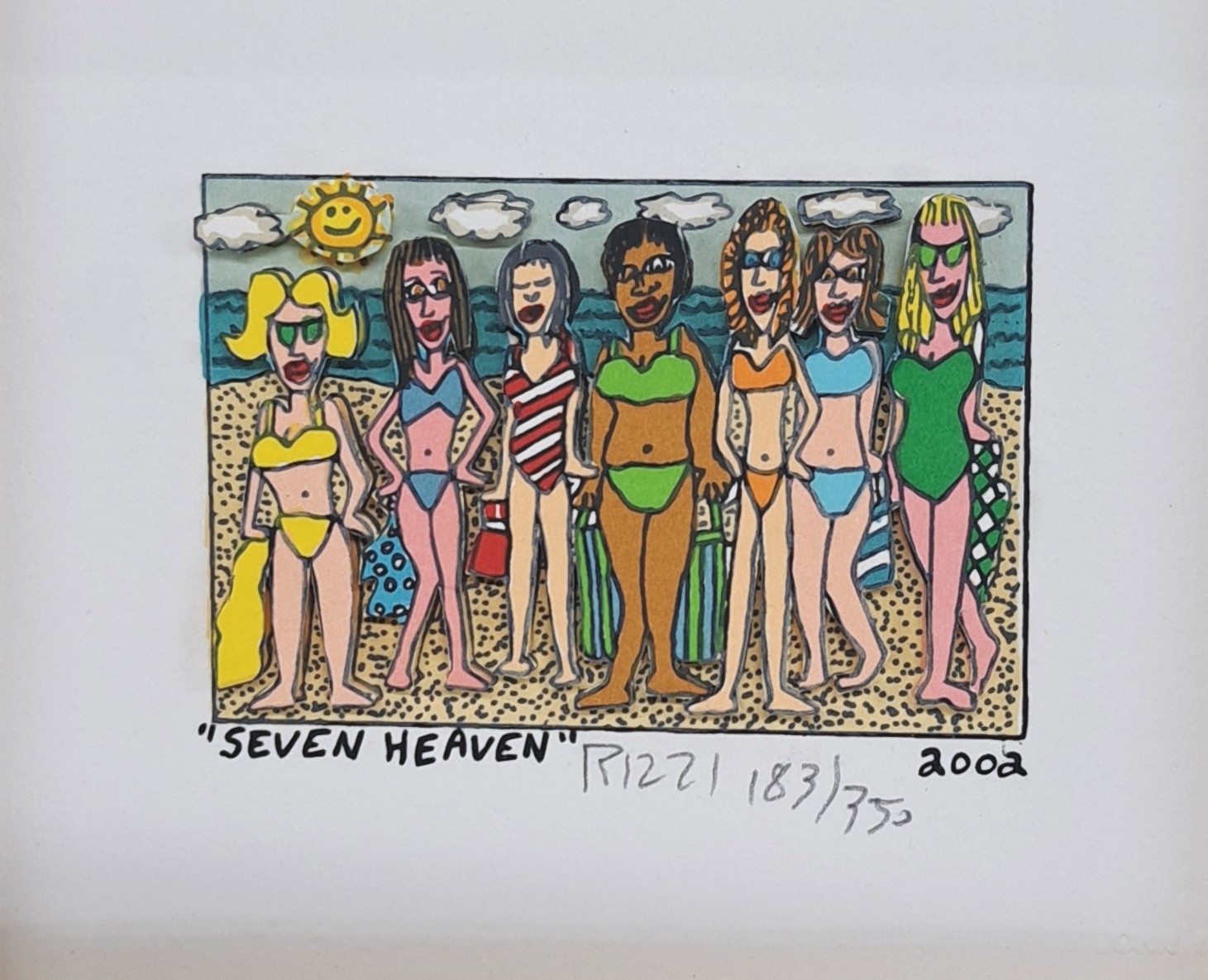 Image 27128574 - James Rizzi, 1950-2011 New York, 3D construction, #´Seven Heaven#´, 2002, hand- signed, ...