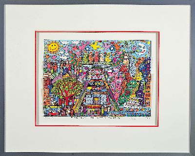 27128539k - James Rizzi, 1950-2011 New York, 3D-Konstruktion, ´Remember Those Cool Coal Days ´, ...