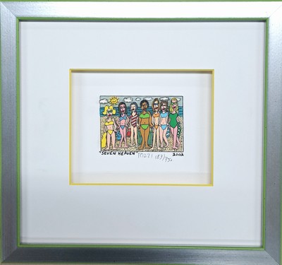 27128574a - James Rizzi, 1950-2011 New York, 3D construction, #´Seven Heaven#´, 2002, hand- signed, ...