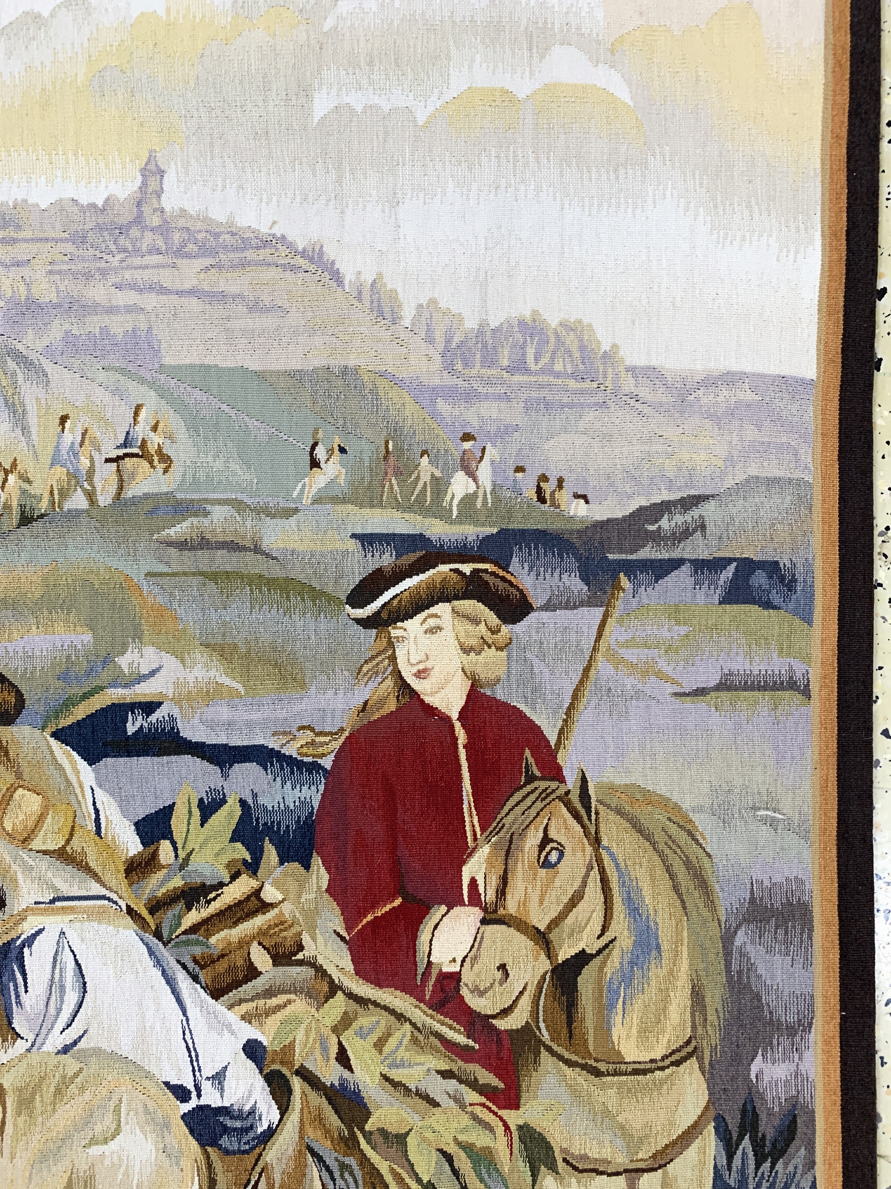 Detail e: Tapisseri, China, Ende 20.Jhd, Wolle auf Baumwolle, ca. 221 x 108 cm, EHZ:(nahezu neuwertig)