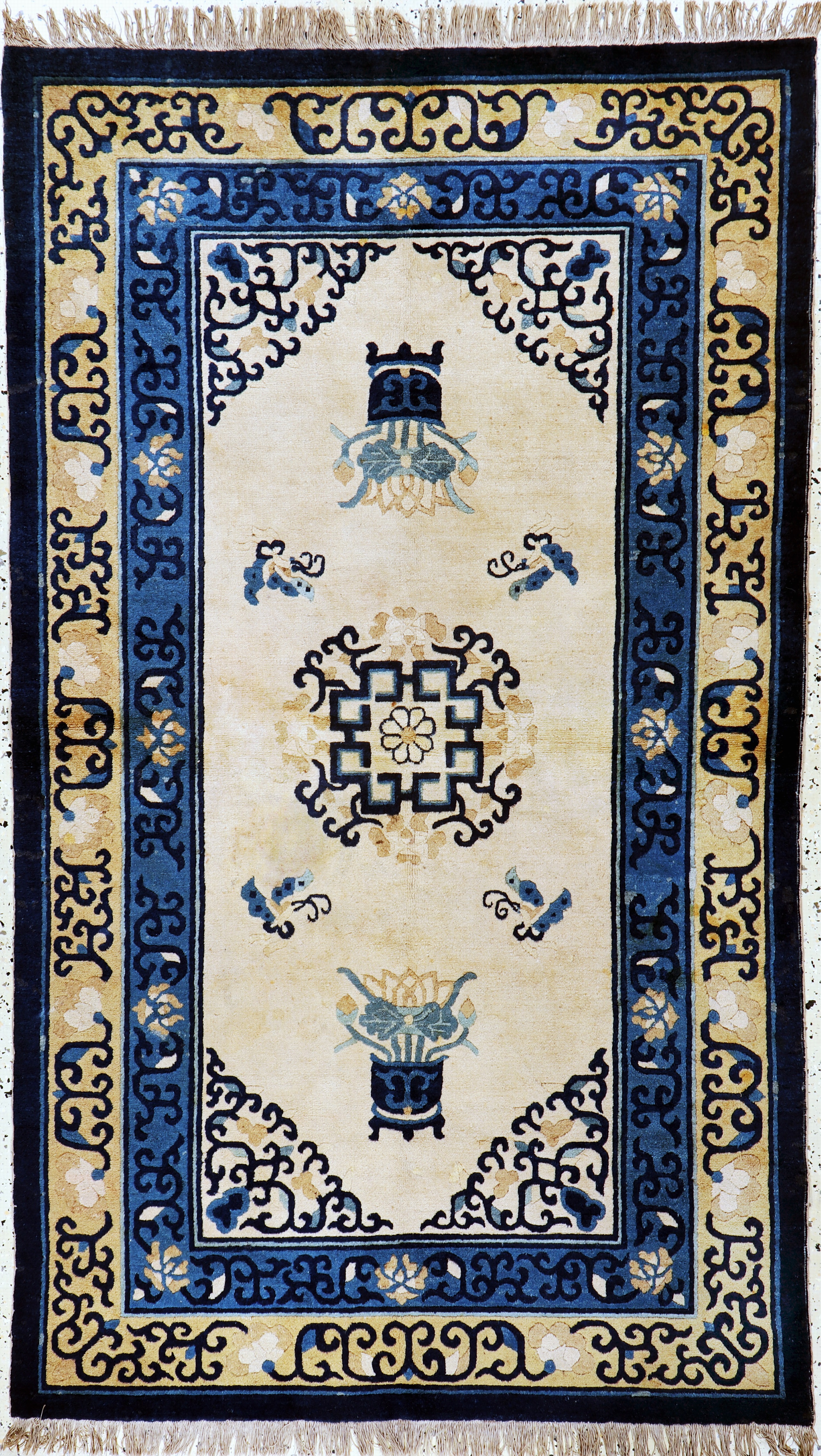 Image 27128632 - Peking alt, China, Anfang 20.Jhd, Wolle aufBaumwolle, ca. 203 x 120 cm, EHZ: ...