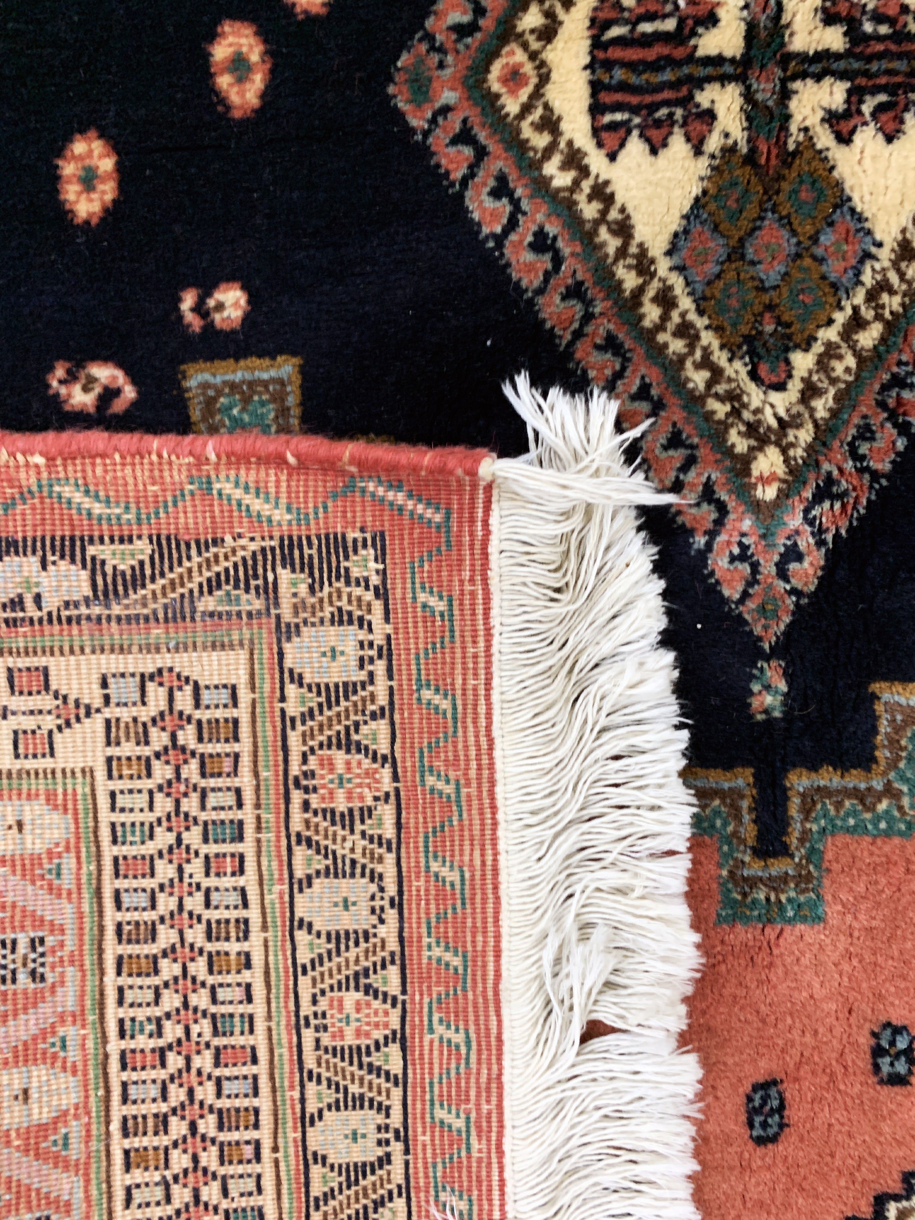 Detail f: Sirdjan, Persien, Ende 20.Jhd, Wolle auf Baumwolle, ca. 226 x 155 cm, EHZ:(nahezu neuwertig)
