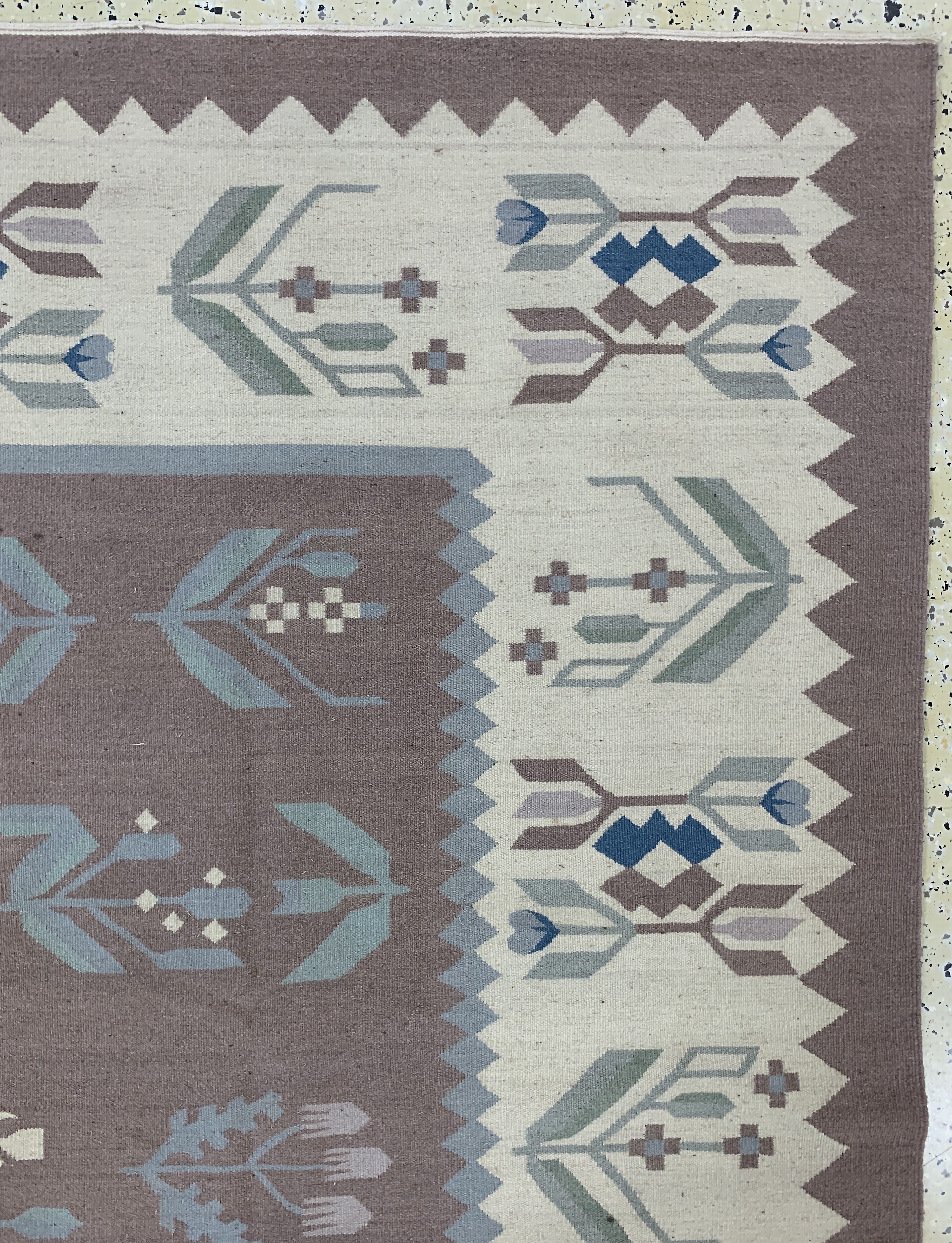 Detail f: Balkan Kelim, Osteuropa, Ende 20.Jhd, Wolleauf Baumwolle, ca. 270 x 180 cm, EHZ: 1-2