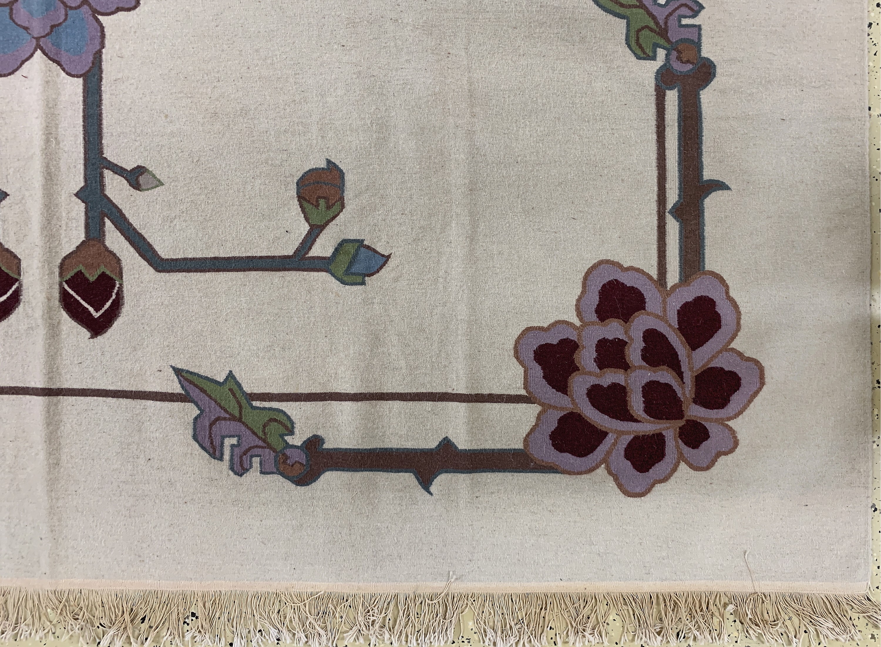Detail a: Balkan Kelim, Osteuropa, Ende 20.Jhd, Wolleauf Baumwolle, ca. 312 x 250 cm, EHZ: 1-2