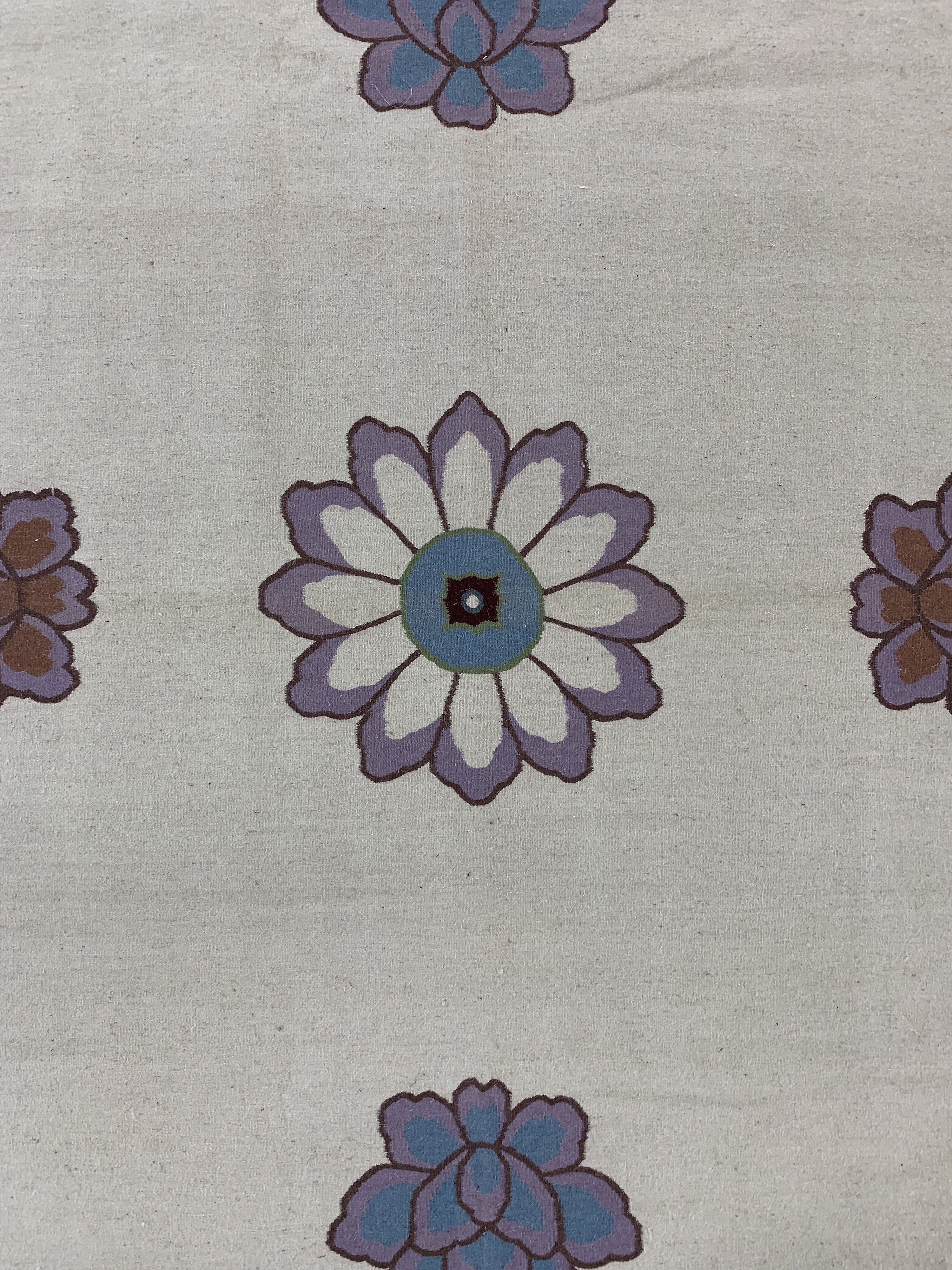 Detail d: Balkan Kelim, Osteuropa, Ende 20.Jhd, Wolleauf Baumwolle, ca. 312 x 250 cm, EHZ: 1-2