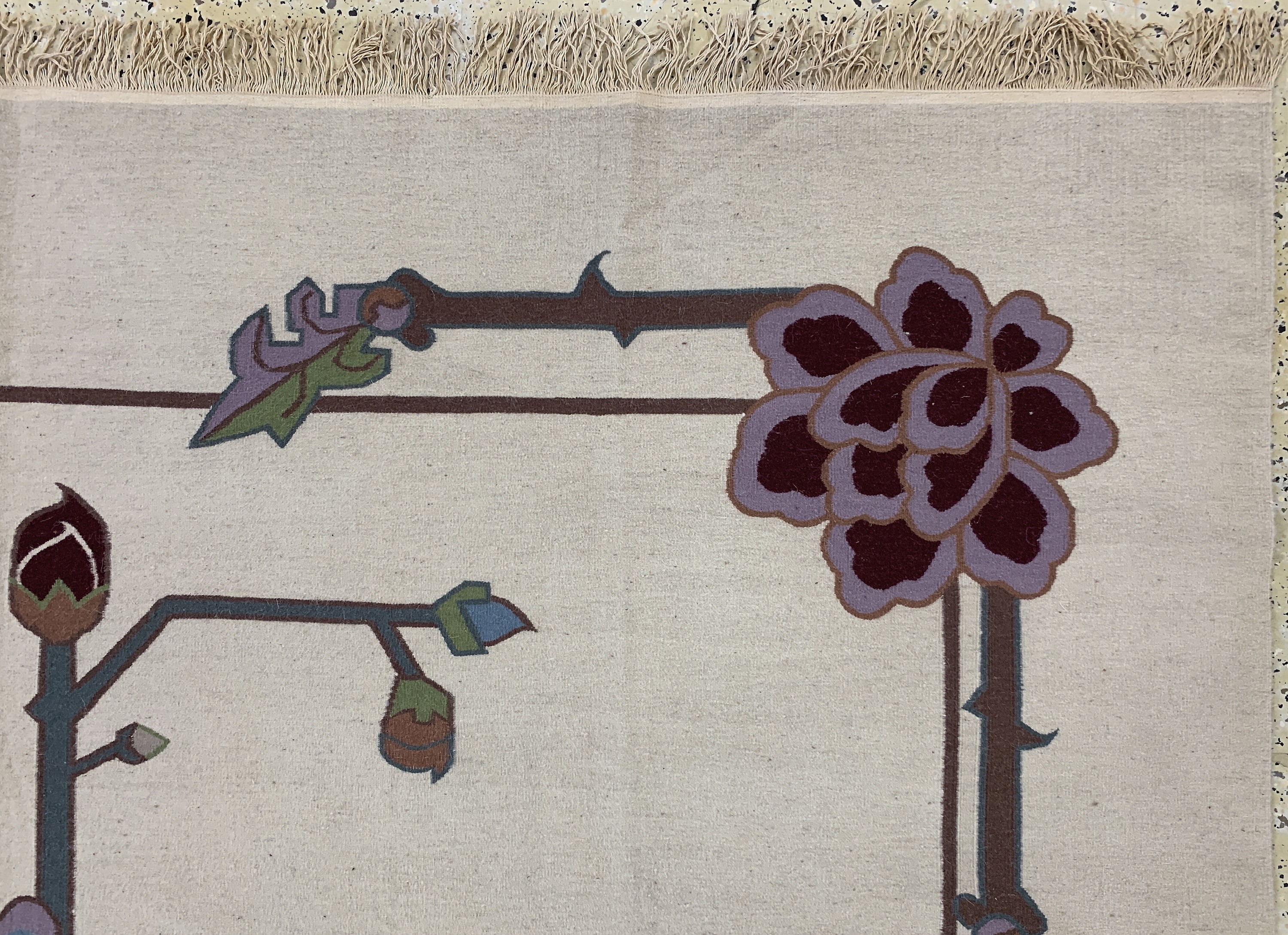 Detail f: Balkan Kelim, Osteuropa, Ende 20.Jhd, Wolleauf Baumwolle, ca. 312 x 250 cm, EHZ: 1-2