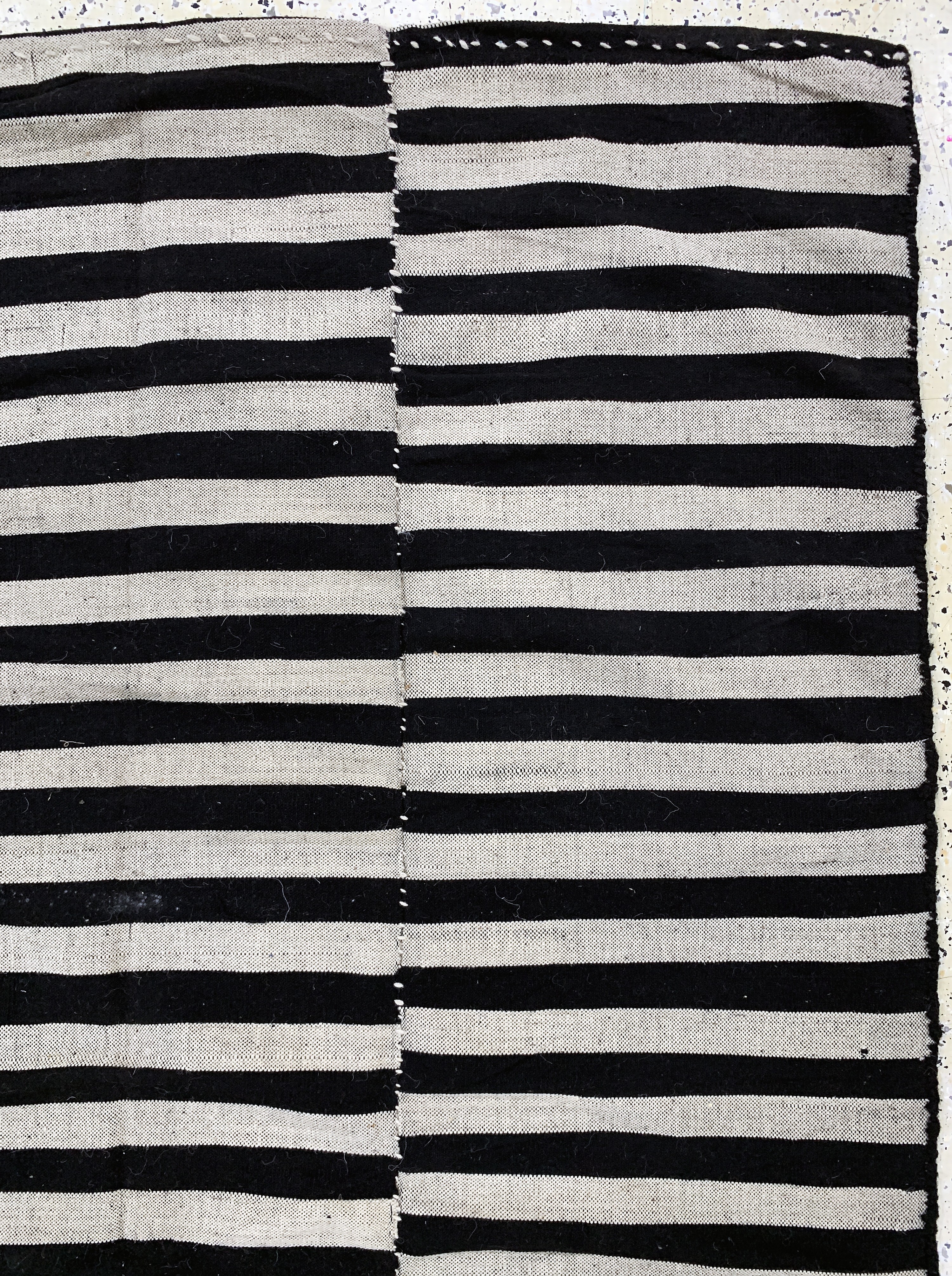 Detail f: Mazandaran Kelim(3 Bahnig), Persien, Mitte 20.Jhd, Wolle auf Wolle, ca. 375 x 160 cm, EHZ: 2