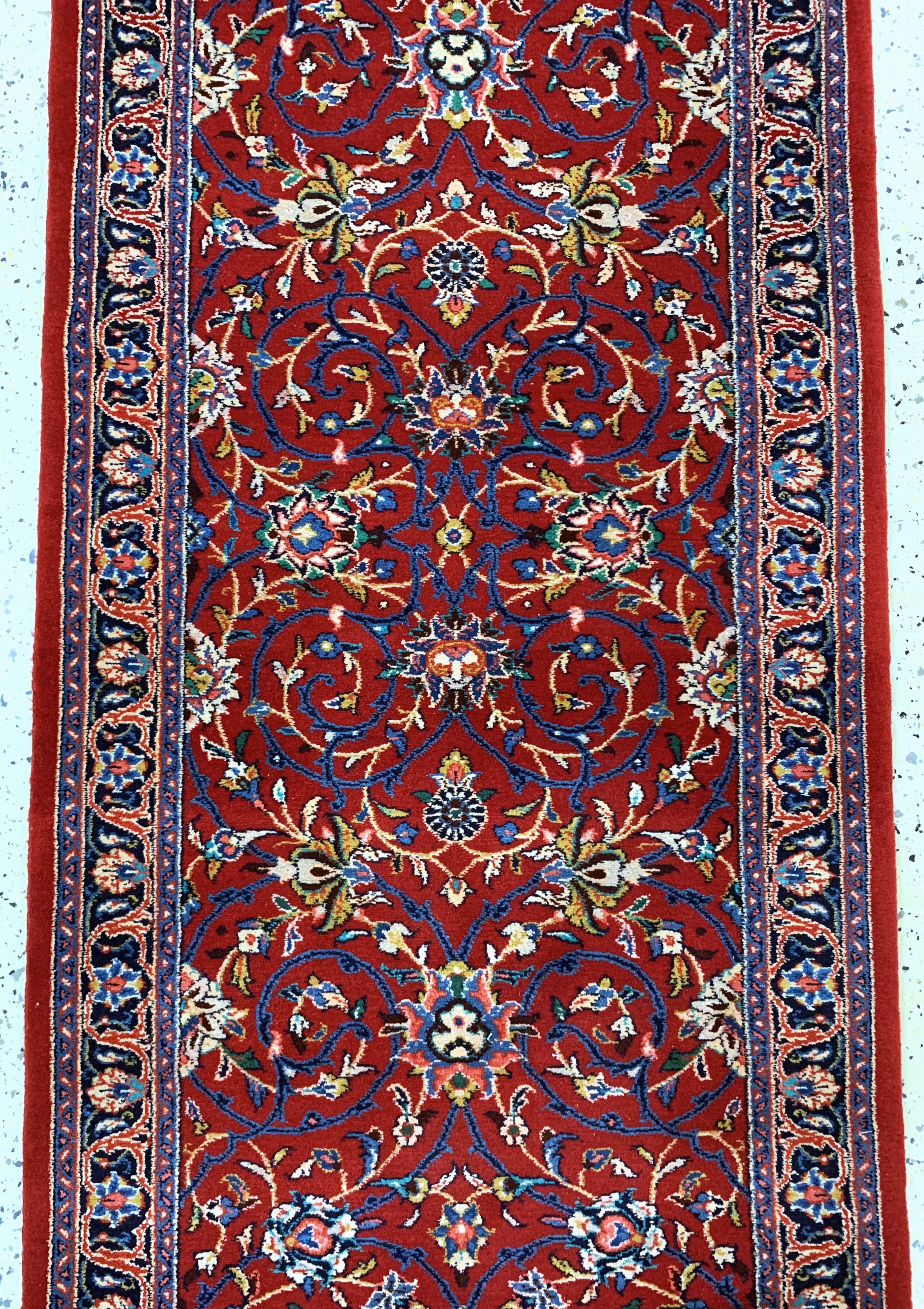 Detail b: Sarogh, Persien, Ende 20.Jhd, Wolle auf Baumwolle, ca. 435 x 85 cm, EHZ: 1-2