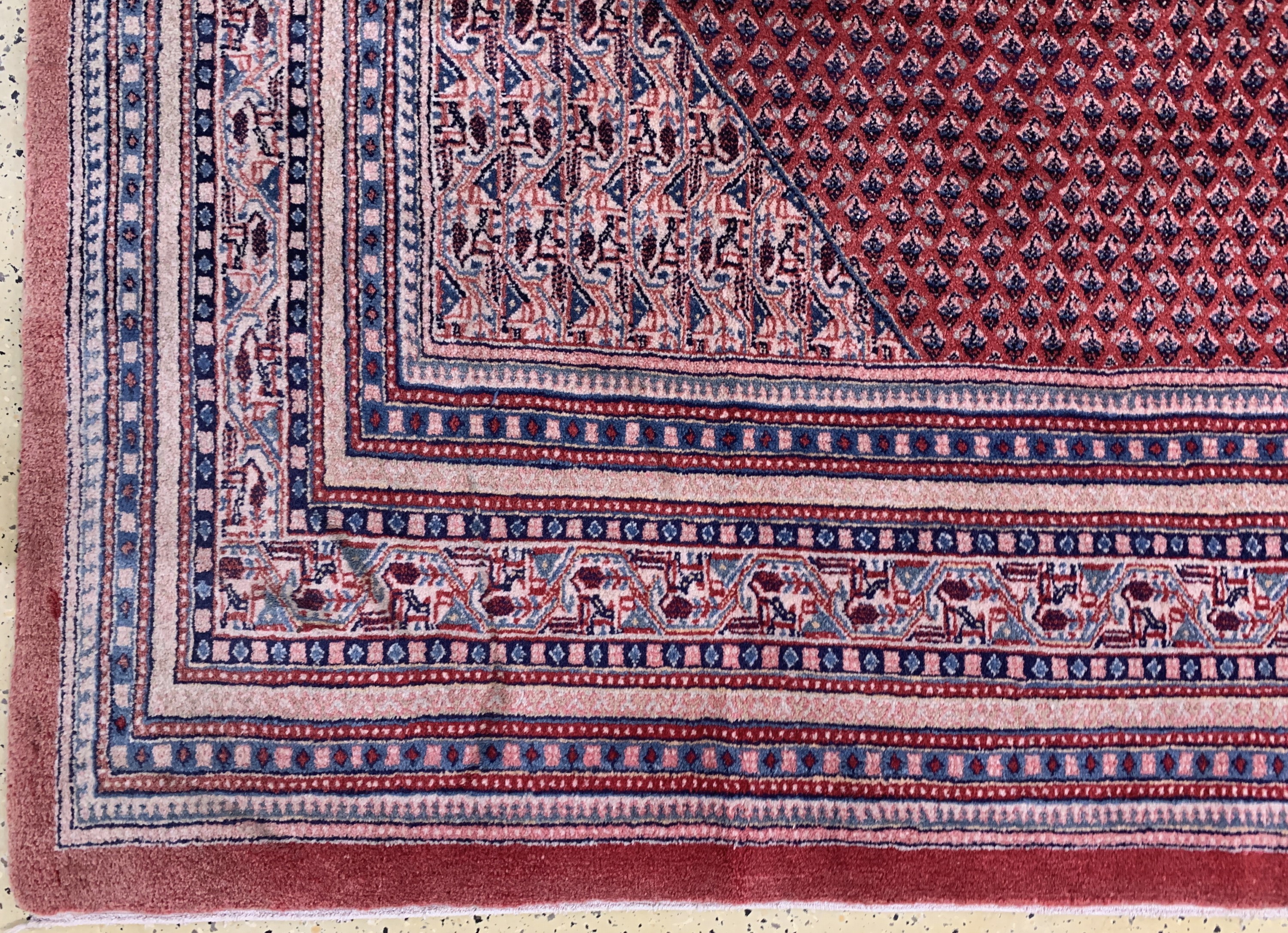 Detail b: Sarogh Mir, Persien, Mitte 20.Jhd, Wolle auf Baumwolle, ca. 450 x 319 cm, leicht verblasst, EHZ: 1-2