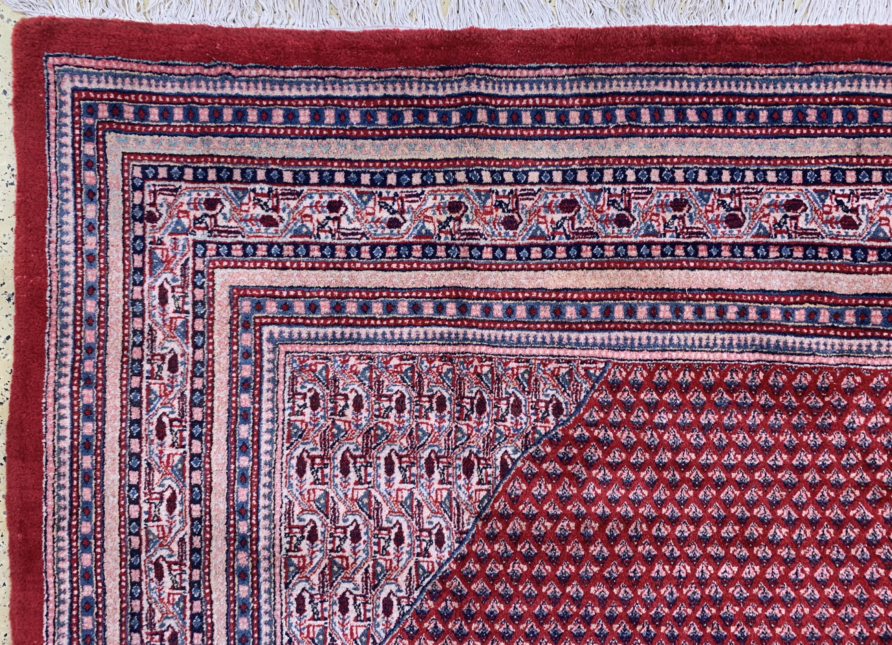 Detail g: Sarogh Mir, Persien, Mitte 20.Jhd, Wolle auf Baumwolle, ca. 450 x 319 cm, leicht verblasst, EHZ: 1-2