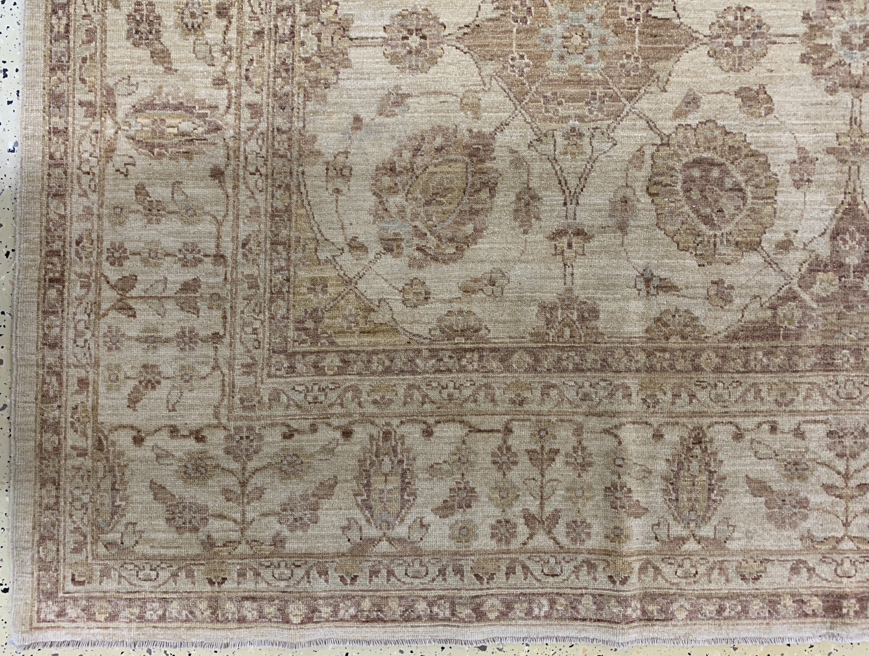 Detail b: Sigler, Pakistan, Ende 20.Jhd, Wolle auf Baumwolle, ca. 354 x 245 cm, EHZ: 2