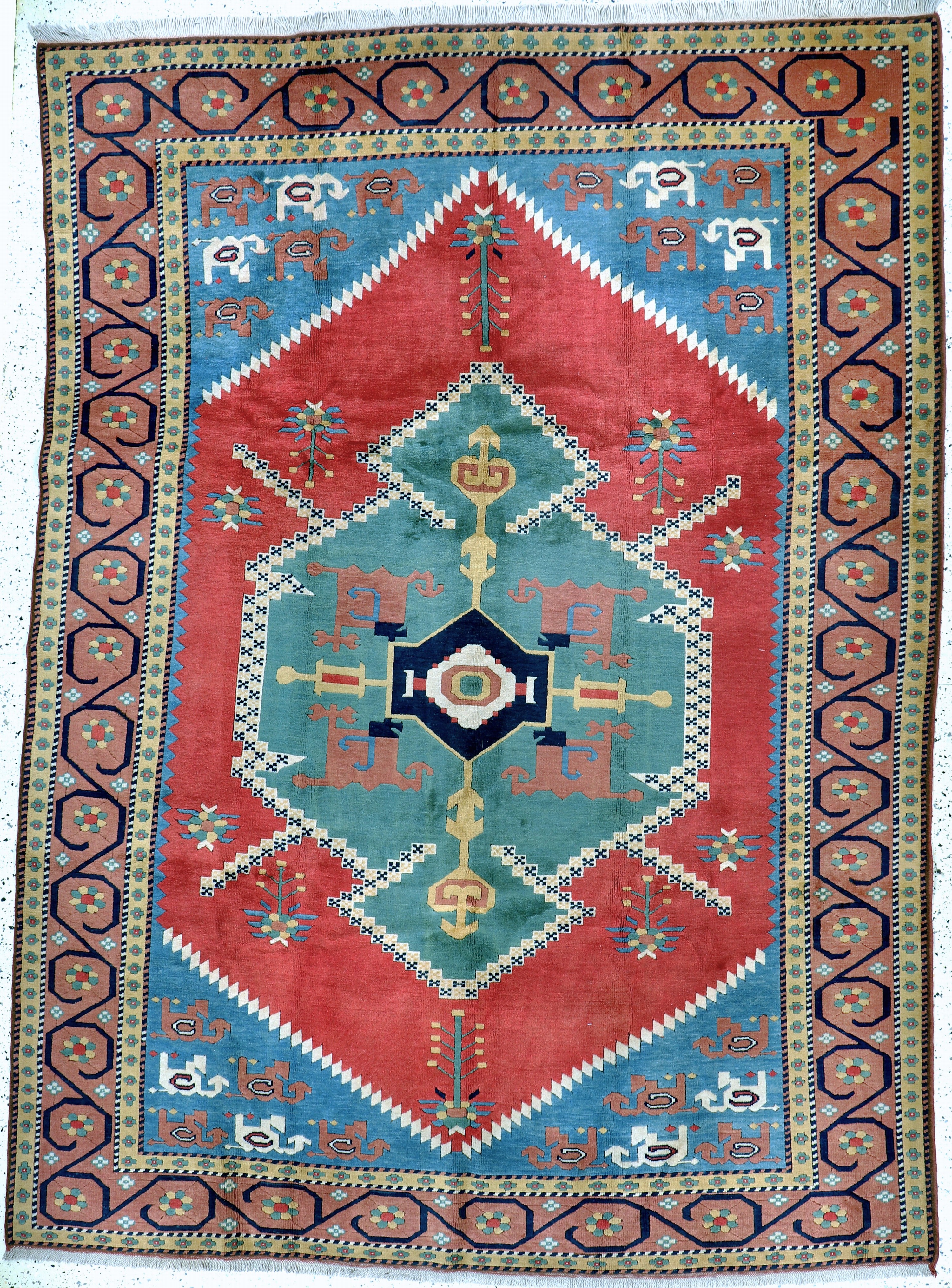 Image 27128683 - Kars, Türkei, Ende 20.Jhd, Wolle auf Wolle,ca. 335 x 243 cm, EHZ: 1-2 Schätzpreis: ...