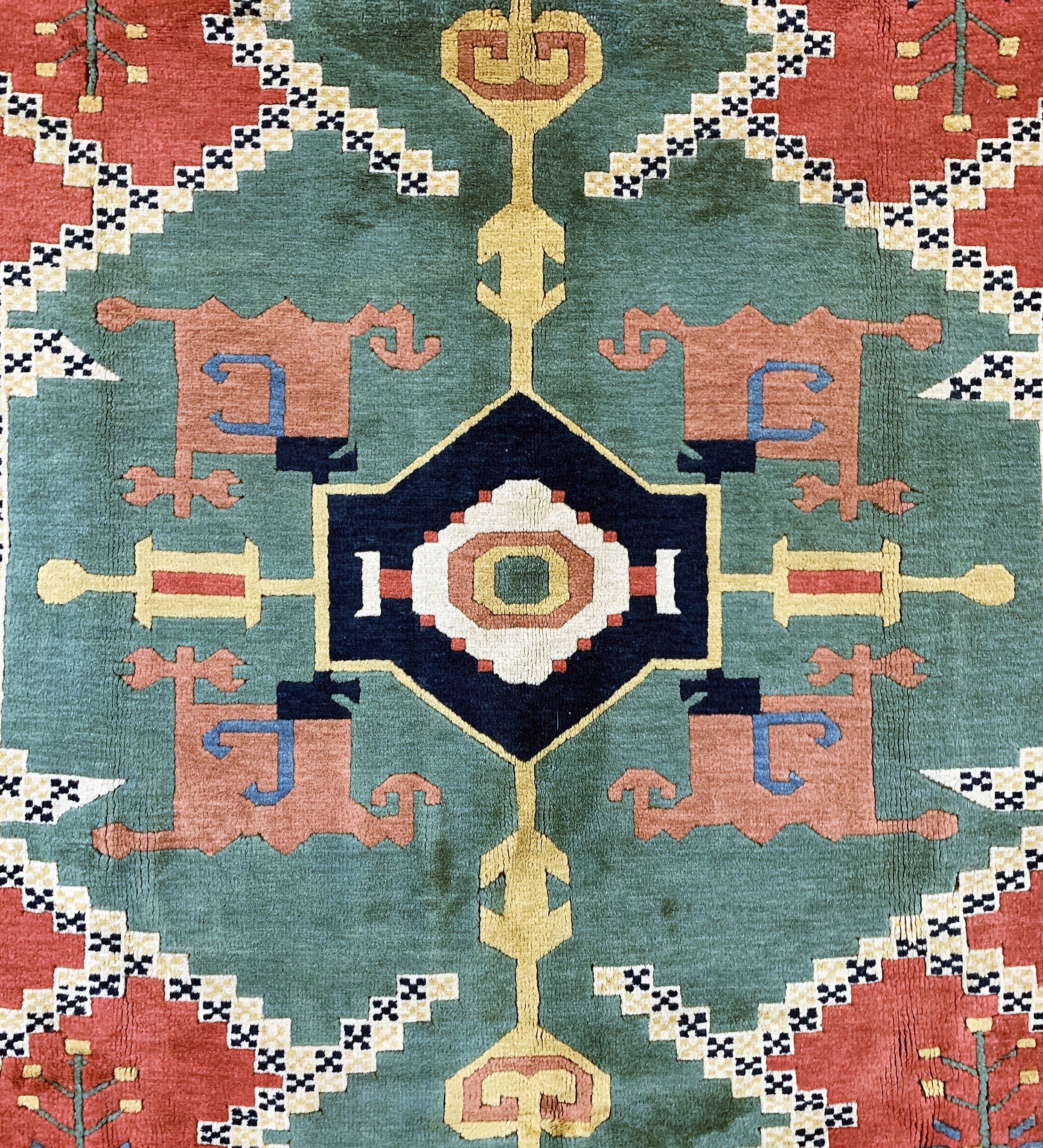 Detail d: Kars, Türkei, Ende 20.Jhd, Wolle auf Wolle,ca. 335 x 243 cm, EHZ: 1-2