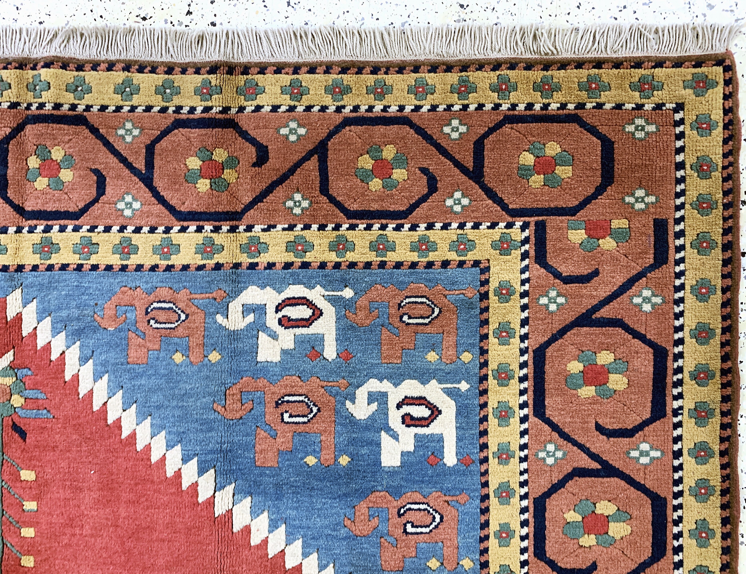 Detail f: Kars, Türkei, Ende 20.Jhd, Wolle auf Wolle,ca. 335 x 243 cm, EHZ: 1-2