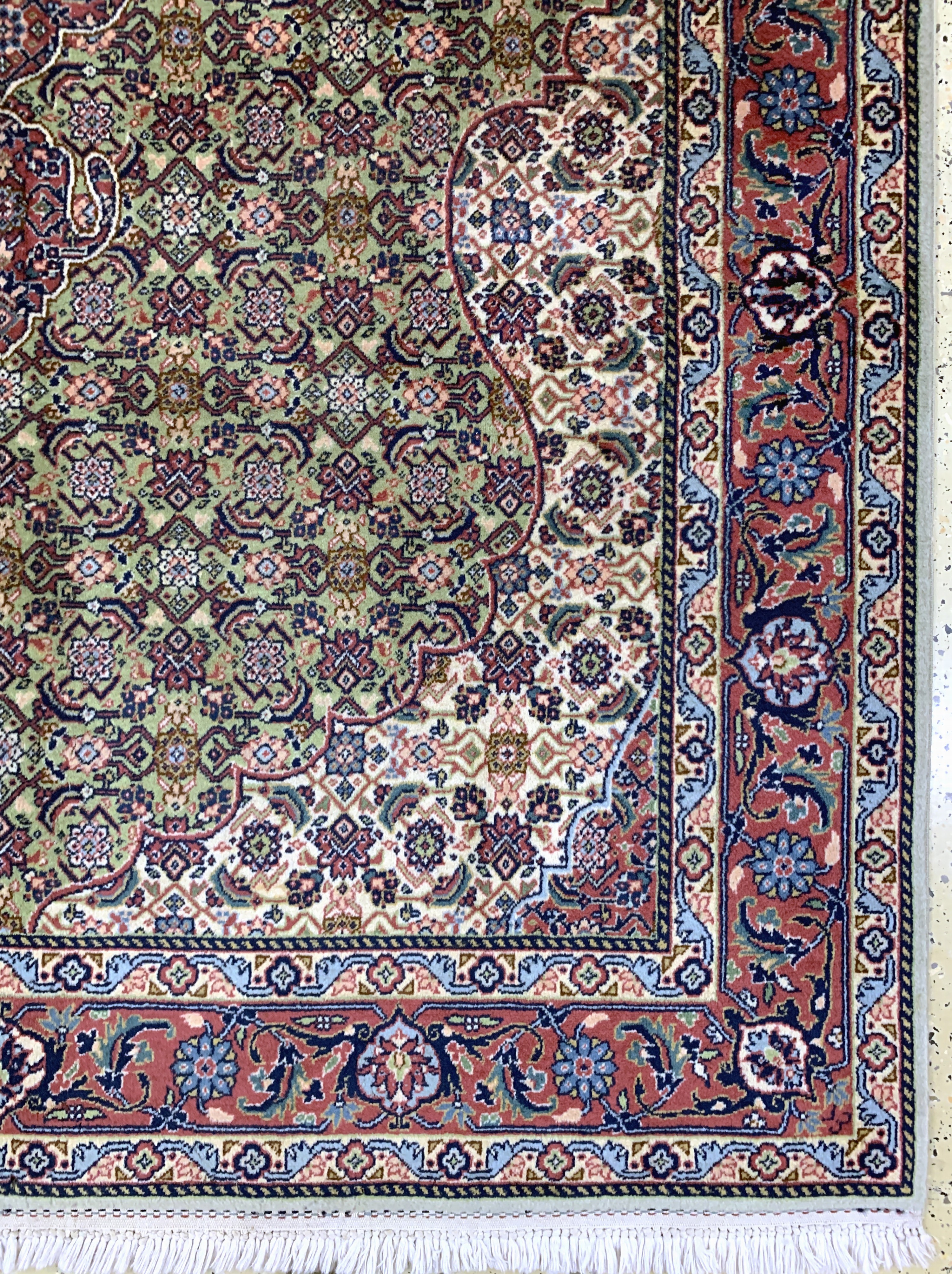 Detail a: Täbriz, Rumänien, Ende 20.Jhd, Wolle auf Baumwolle, ca. 273 x 170 cm, Reinigungsbedürftig, EHZ: 1-2