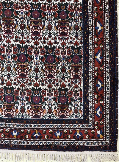27128625a - Afschar, Persien, Anfang 20.Jhd, Wolle auf Baumwolle, ca. 210 x 145 cm, EHZ: 2 ...