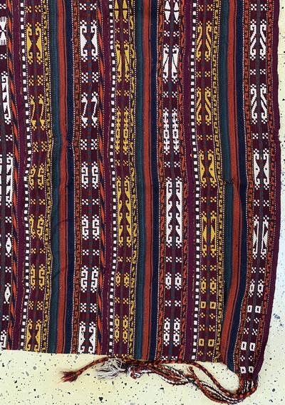 27128626a - Nomadendecke´Jajim´, Persien, Anfang 20.Jhd, Wolle auf Wolle, ca. 195 x 190 cm, EHZ: ...