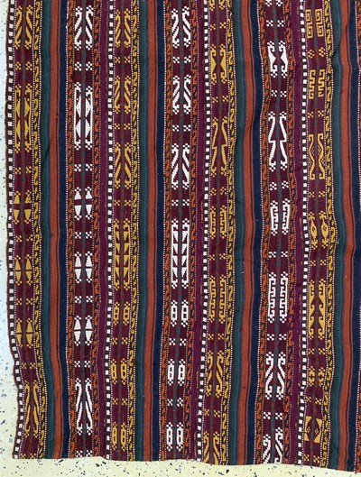 27128626b - Nomadendecke´Jajim´, Persien, Anfang 20.Jhd, Wolle auf Wolle, ca. 195 x 190 cm, EHZ: ...