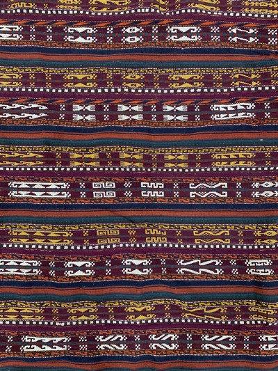 27128626e - Nomadendecke´Jajim´, Persien, Anfang 20.Jhd, Wolle auf Wolle, ca. 195 x 190 cm, EHZ: ...