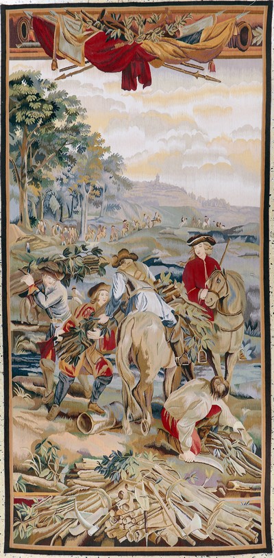 Image Tapisseri, China, Ende 20.Jhd, Wolle auf Baumwolle, ca. 221 x 108 cm, EHZ:(nahezu ...