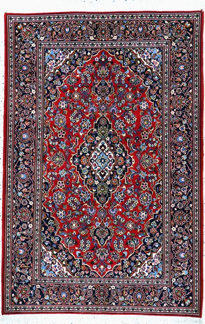 Image Keschan Kork, Persien, Ende 20.Jhd, Korkwolle auf Baumwolle, ca. 213 x 140 cm, ...