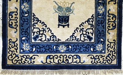 27128632c - Peking alt, China, Anfang 20.Jhd, Wolle aufBaumwolle, ca. 203 x 120 cm, EHZ: ...