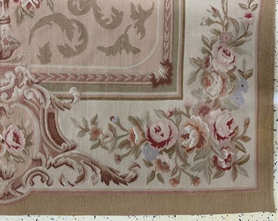 27128634a - Aubusson flachgewebt, China, Ende 20.Jhd, Wolle auf Baumwolle, ca. 280 x 180 cm, ...