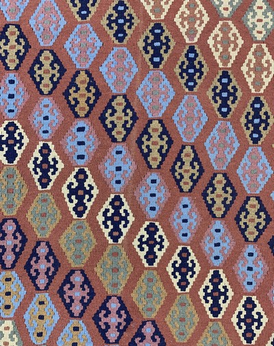 27128636d - Shahsawan Kelim, Persien, Ende 20.Jhd, Wolle auf Wolle, ca. 292 x 195 cm, ...