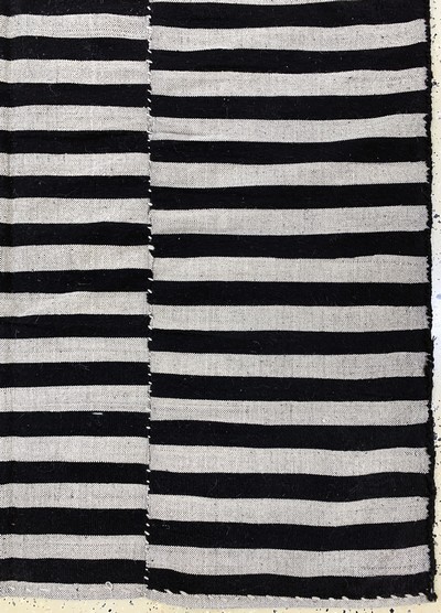 27128638a - Mazandaran Kelim(3 Bahnig), Persien, Mitte 20.Jhd, Wolle auf Wolle, ca. 375 x 160 cm, ...