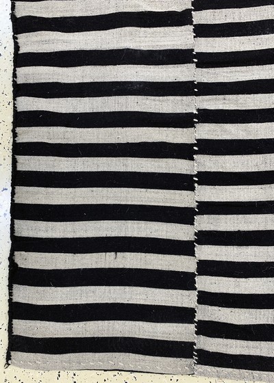 27128638b - Mazandaran Kelim(3 Bahnig), Persien, Mitte 20.Jhd, Wolle auf Wolle, ca. 375 x 160 cm, ...