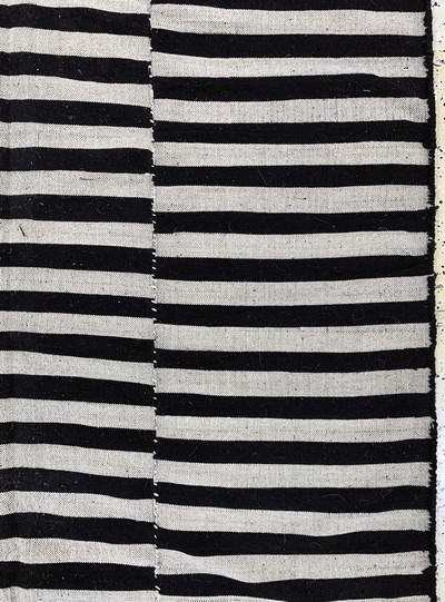 27128638d - Mazandaran Kelim(3 Bahnig), Persien, Mitte 20.Jhd, Wolle auf Wolle, ca. 375 x 160 cm, ...