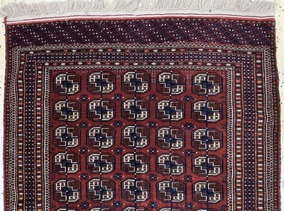 27128639e - 2 Lots Turkmenen, Turkmenistan, Mitte 20.Jhd, Wolle auf Wolle, ca. 195 x 141 cm & ca. ...