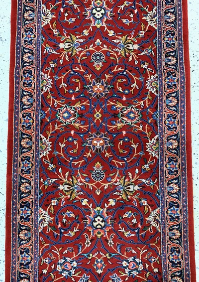 27128640b - Sarogh, Persien, Ende 20.Jhd, Wolle auf Baumwolle, ca. 435 x 85 cm, EHZ: 1-2 ...