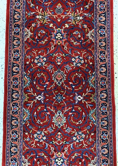 27128640c - Sarogh, Persien, Ende 20.Jhd, Wolle auf Baumwolle, ca. 435 x 85 cm, EHZ: 1-2 ...