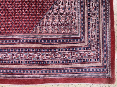 27128674a - Saruk Mir, Persia, mid-20th century, wool on cotton, approx. 450 x 319 cm, slightly faded ...