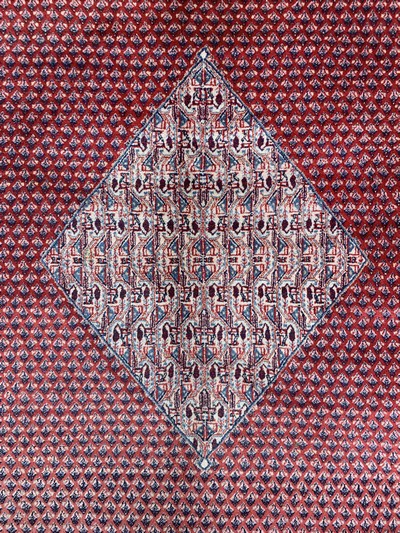 27128674d - Saruk Mir, Persia, mid-20th century, wool on cotton, approx. 450 x 319 cm, slightly faded ...