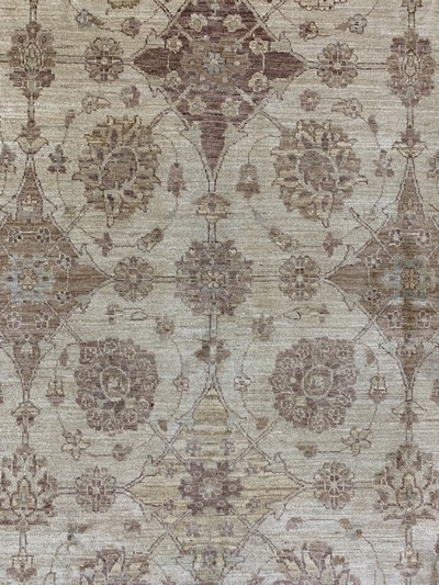 27128676d - Sigler, Pakistan, Ende 20.Jhd, Wolle auf Baumwolle, ca. 354 x 245 cm, EHZ: 2 ...