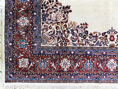 27128681b - Sarogh, Persien, Mitte 20.Jhd, Wolle auf Baumwolle, ca. 317 x 218 cm, EHZ: 2(flecken). ...