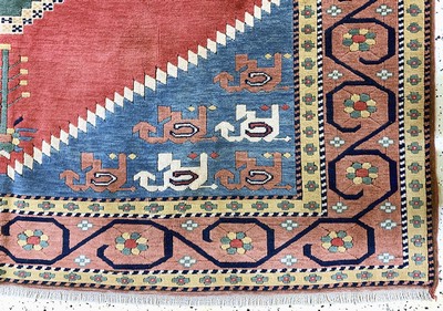 27128683a - Kars, Türkei, Ende 20.Jhd, Wolle auf Wolle,ca. 335 x 243 cm, EHZ: 1-2 Schätzpreis: ...