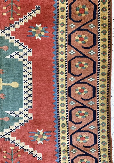 27128683e - Kars, Türkei, Ende 20.Jhd, Wolle auf Wolle,ca. 335 x 243 cm, EHZ: 1-2 Schätzpreis: ...