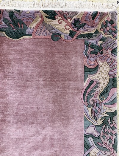 27128699d - Nepal, Ende 20.Jhd, Wolle auf Baumwolle, ca. 240 x 170 cm, EHZ:(nahezu neuwertig) ...