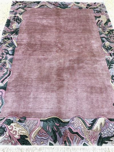 27128699e - Nepal, Ende 20.Jhd, Wolle auf Baumwolle, ca. 240 x 170 cm, EHZ:(nahezu neuwertig) ...